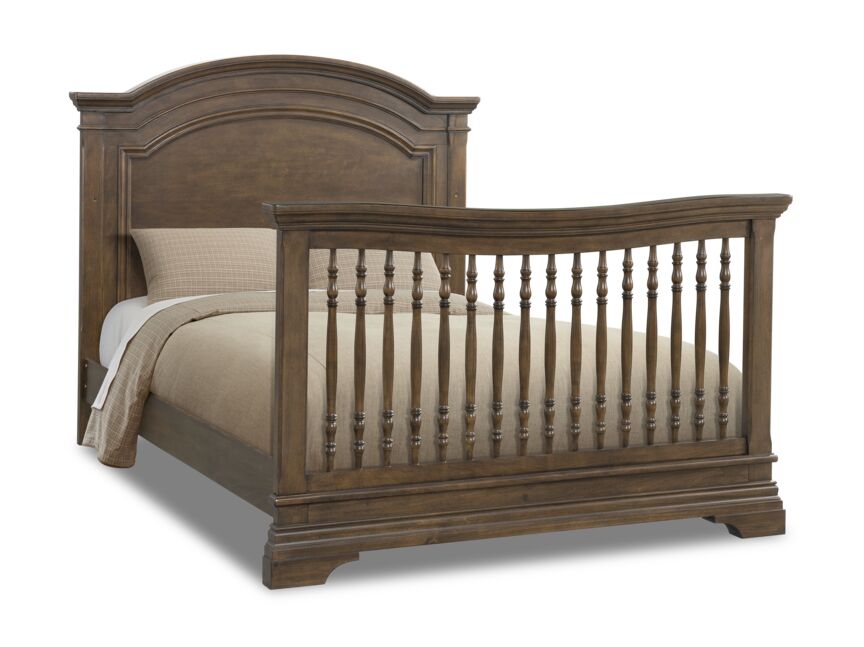 Olivia Arch Top Full Bed Package - Rosewood