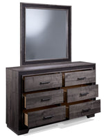 Orlando 6 Drawer Dresser - Grey