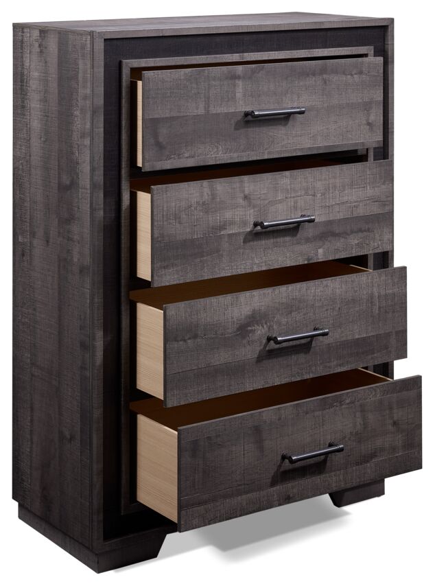 Orlando 4 Drawer Chest - Grey