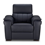 Orlando-Ray Leather Chair-Blue