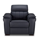 Orlando-Ray Leather Chair-Blue
