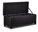 Paloma 3-Piece Ottoman - Black