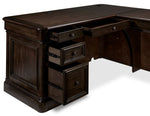 Palomar Hutch and Corner Desk - Tuscany Brown
