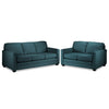 Penelope Sofa and Loveseat Set - Teal