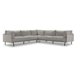 Rai 3 Pc. Sectional - Silver
