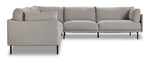 Rai 3 Pc. Sectional - Silver