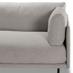 Rai 3 Pc. Sectional - Silver