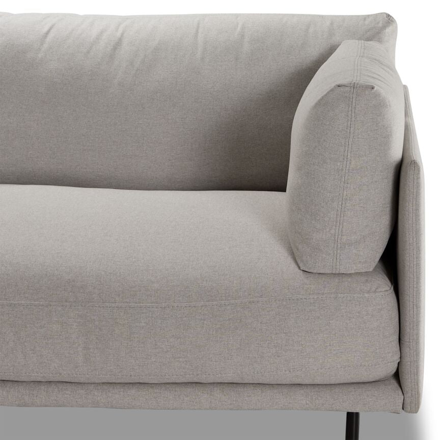Rai 3 Pc. Sectional - Silver