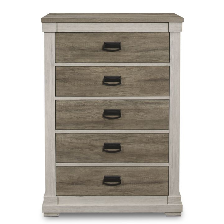 Rayne 5-Piece Queen Bedroom Package - Weathered Grey