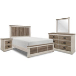 Rayne 6-Piece Queen Bedroom Package - Weathered Grey