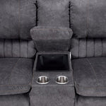 Reyes Power Reclining Loveseat - Grey