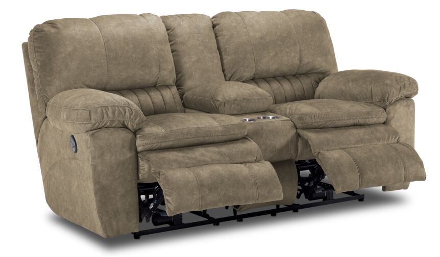 Reyes 2 Pc. Power Reclining Living Room Package w/ Loveseat - Tan