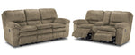 Reyes 2 Pc. Power Reclining Living Room Package w/ Loveseat - Tan