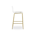 Ria Bar Height Stool - Clear, Gold
