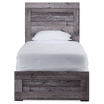 River 3-Piece Twin Bed - Light Grey