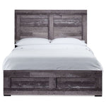 River 3-Piece King Bed - Light Grey