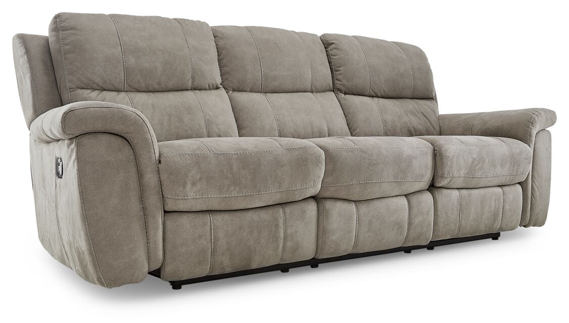Roarke 2 Pc. Living Room Package w/ Chair - Silver Grey