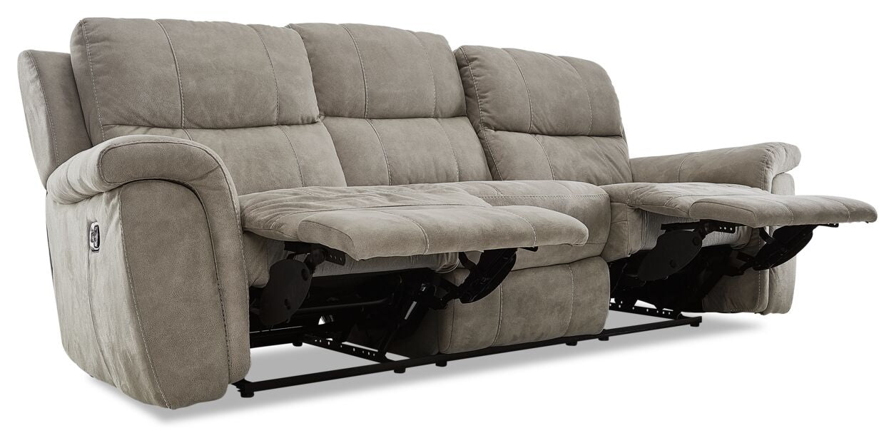 Roarke 2 Pc. Living Room Package w/ Chair - Silver Grey
