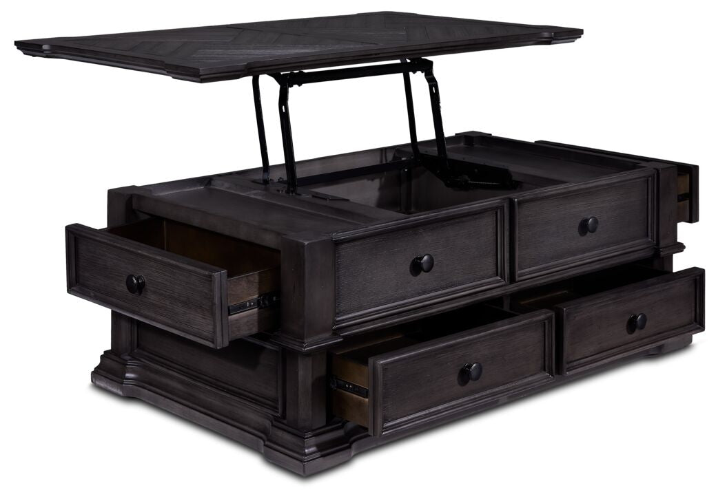 Roman Lift-Top Coffee Table - Grey