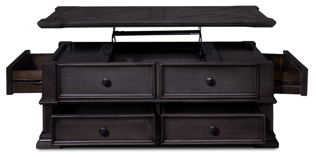 Roman Lift-Top Coffee Table - Grey