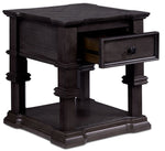 Roman End Table - Grey