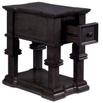 Roman Chairside Table - Grey