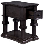 Roman Chairside Table - Grey