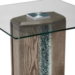 Saber End Table - Grey