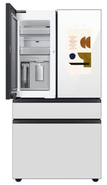 Samsung BESPOKE 36" 4-Door Counter-Depth Refrigerator with Beverage Center and Family Hub (Without Panels) (22.5 cu.ft.) - RF23BB8900AWAC
