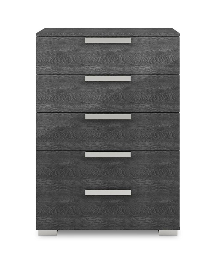 Sarah 5 Drawer Chest - Grey