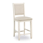 Savanah 5-Piece Counter Height Dining Set - Antique White and Brown