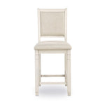 Savanah 5-Piece Counter Height Dining Set - Antique White and Brown