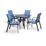 Seabrook II - Outdoor 5-Piece Dining - Blue