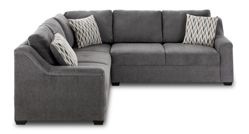 Selene 2 Pc. Sectional with Right-Facing Corner Sofa - Slate