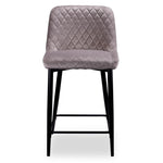Senna Counter Height Stool - Taupe, Black