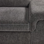 Serafina 4-Piece Sectional with Left Facing Pop-Up Bed - Charcoal