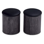 Serpentine II Stool - Dark Grey