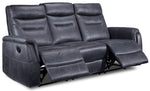Sicily Reclining Sofa- Grey