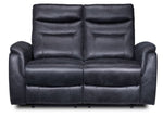 Sicily Reclining Loveseat- Grey