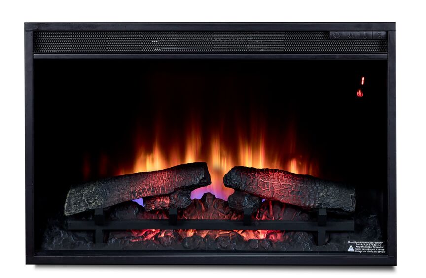 Sorenson Fireplace TV Stand - Black