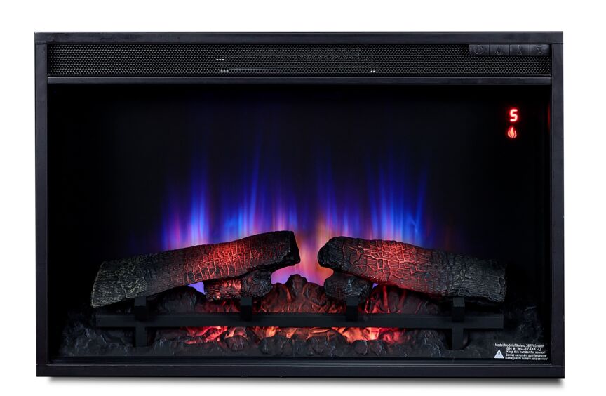 Sorenson Fireplace TV Stand - Black
