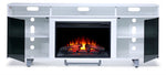Sorenson Fireplace TV Stand - White