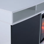 Sorenson Fireplace TV Stand - White