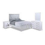 Tahoe 6-piece Full Bedroom Package - Sea Shell