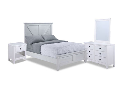 Tahoe 6-piece Full Bedroom Package - Sea Shell