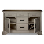 Tanner Server - Rustic White