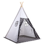 Canvas Tent - Grey, White