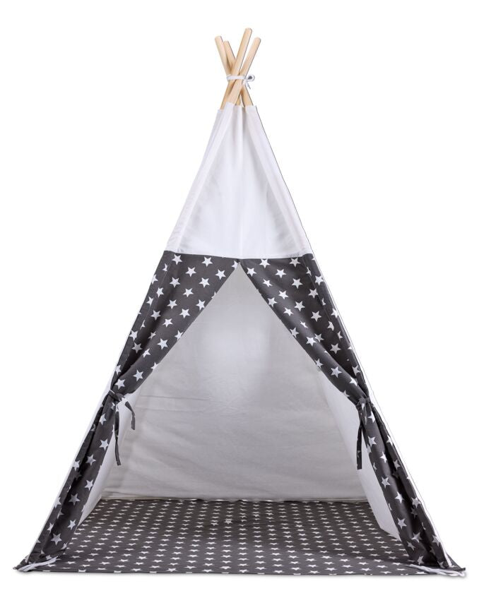 Canvas Tent - Grey, White