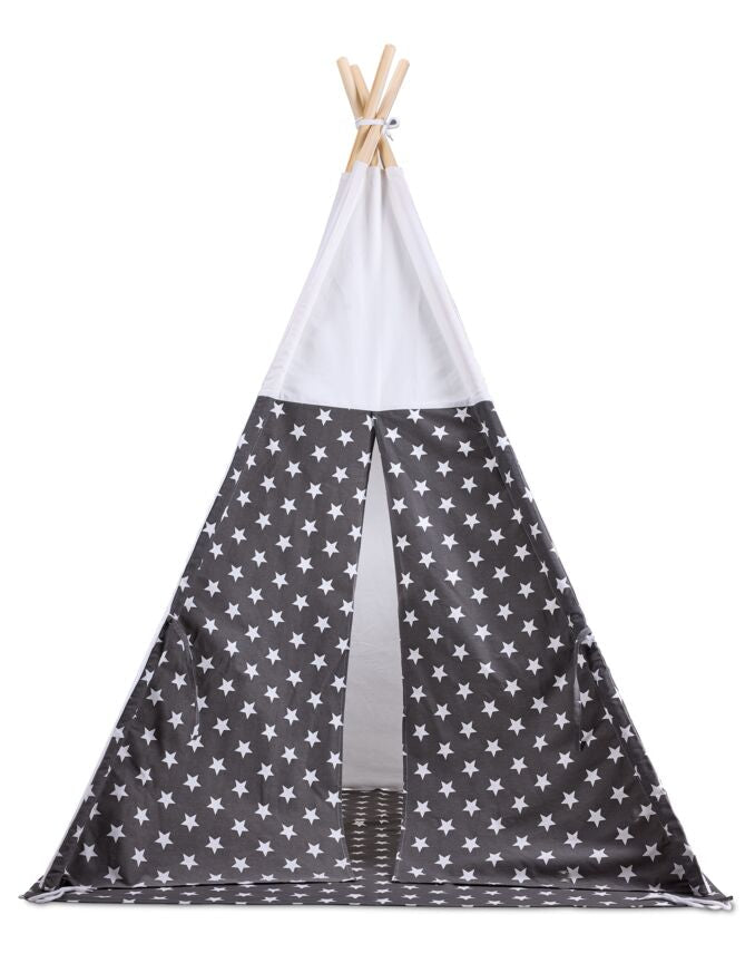 Canvas Tent - Grey, White