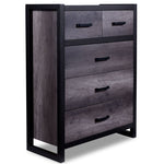 Terra 5 Drawer Chest - Grey